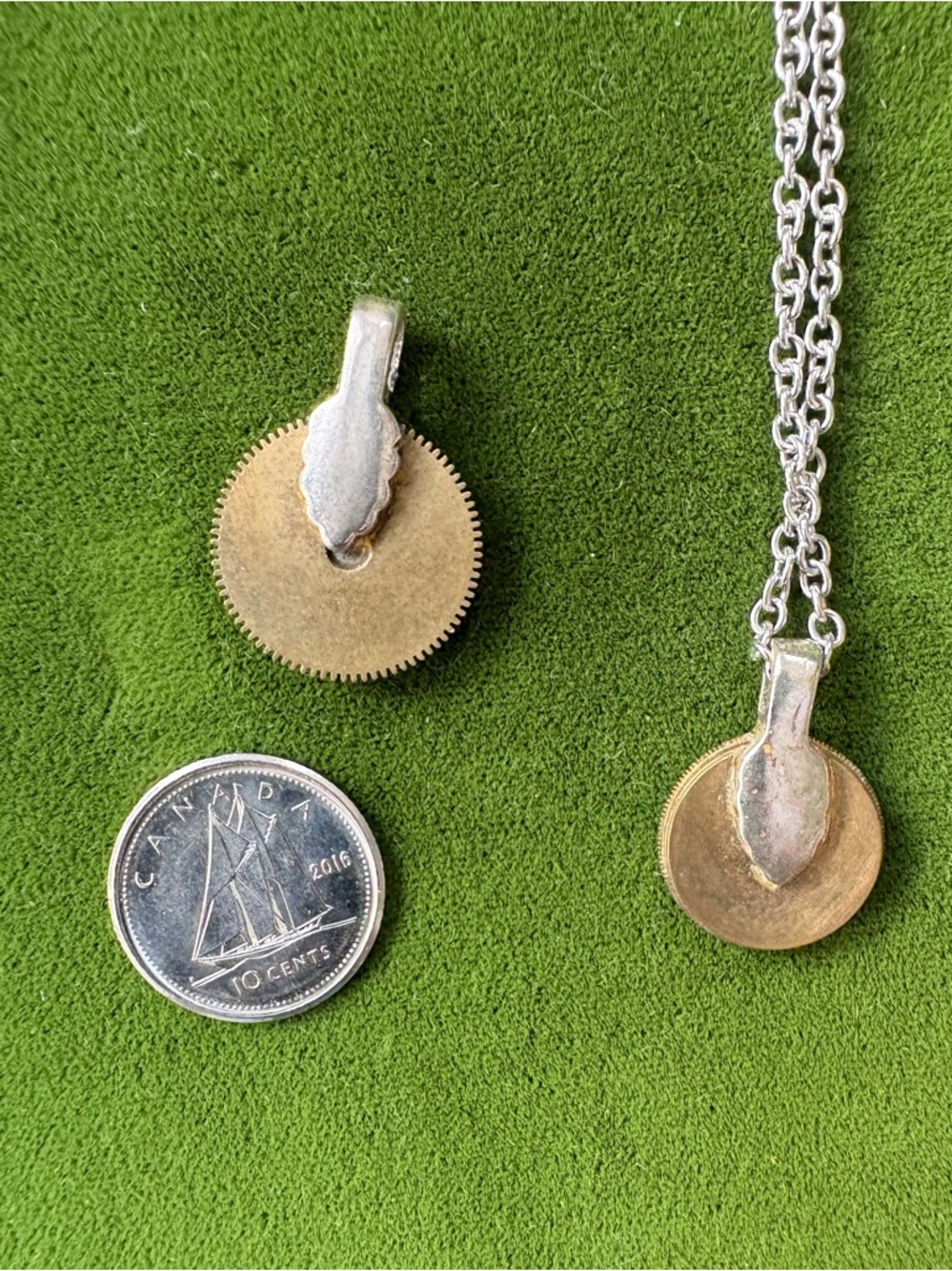 🌳💟ARTISAN Necklace w/ Heart & Tree of Life Charms on 20” Chain - Picture 4 of 9